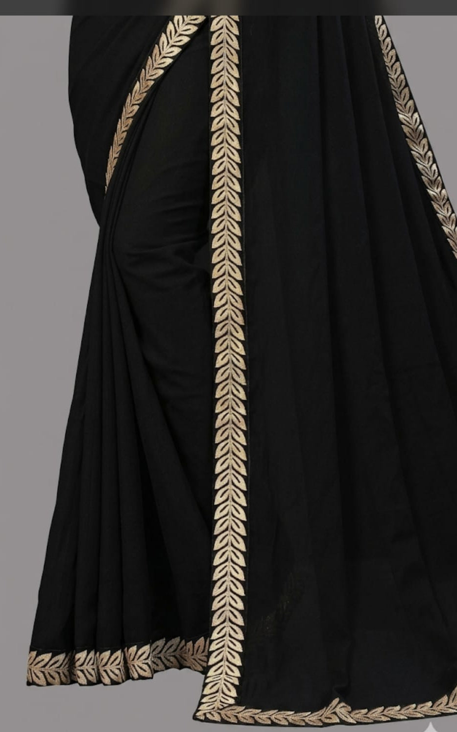 ladies plain regular wear saree