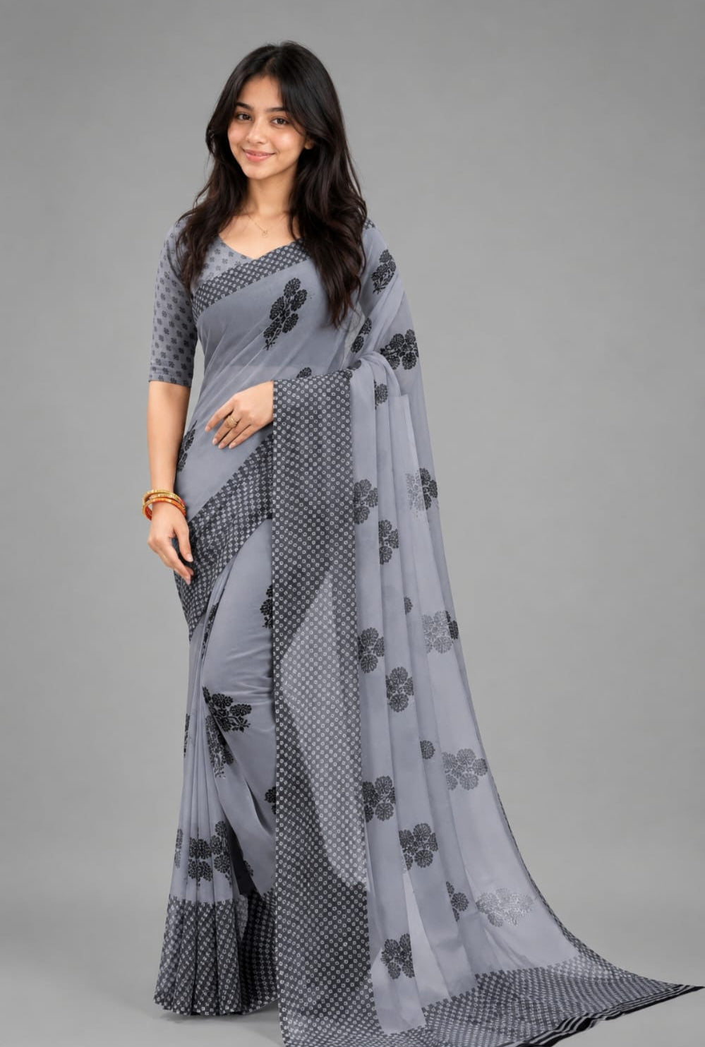 begumpuri ladies georgette saree