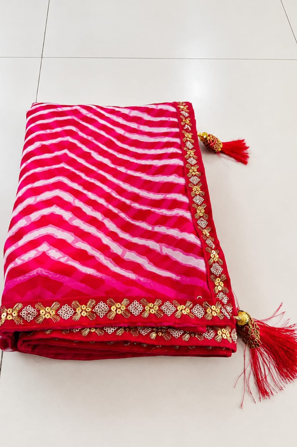new pattern georgette saree