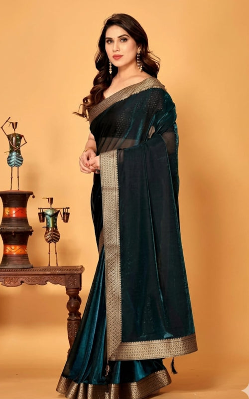 best chiffon saree with running blouse