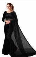 new brasso type saree with running blouse