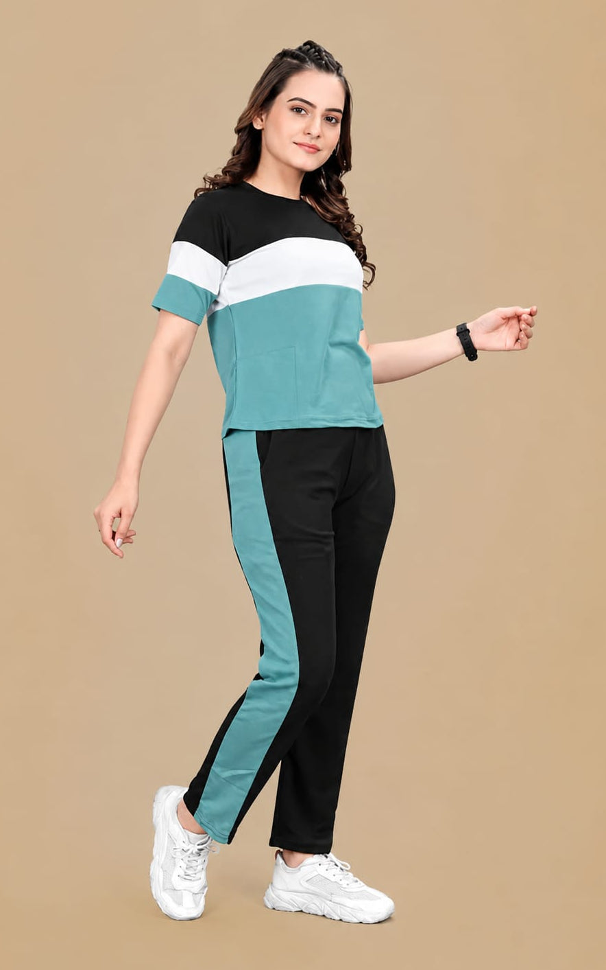 Womens Top and Bottom, Round Neck, Long Sleeves
