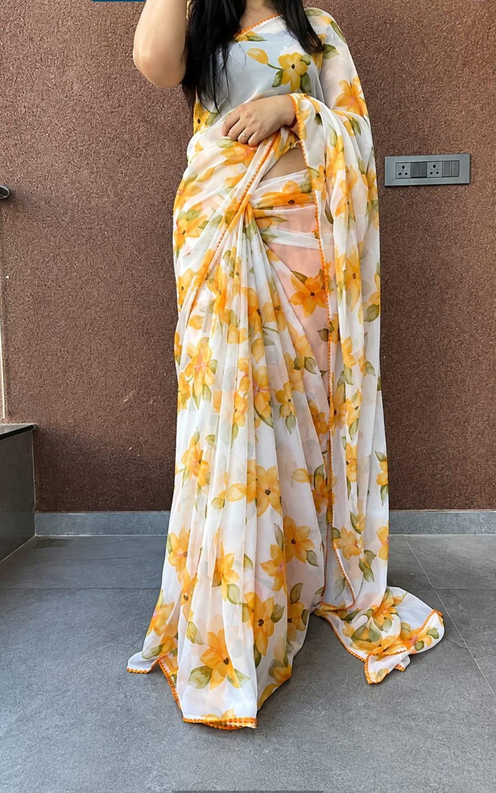 womens new designer saree
