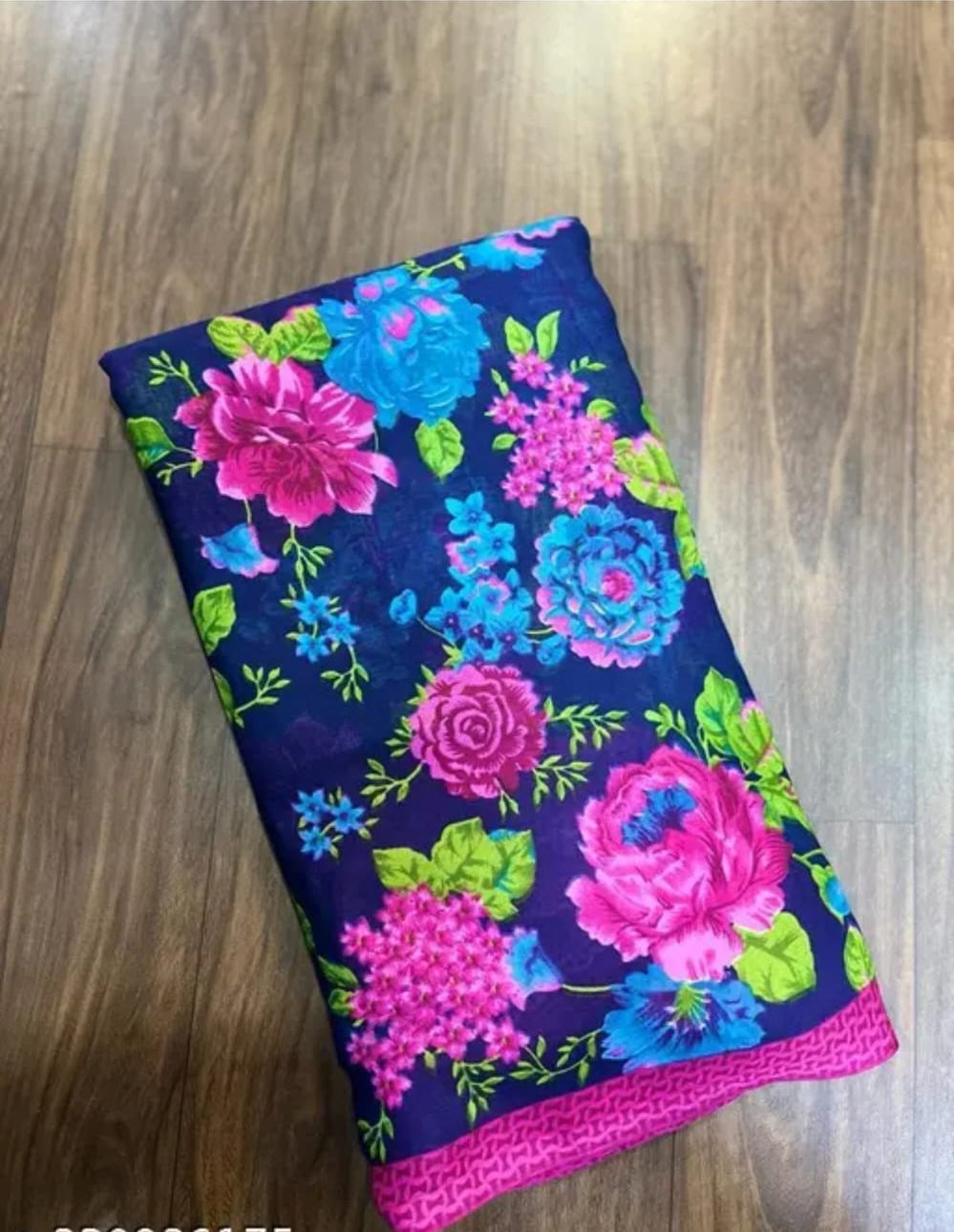 womens georgette fabric saree with blouse