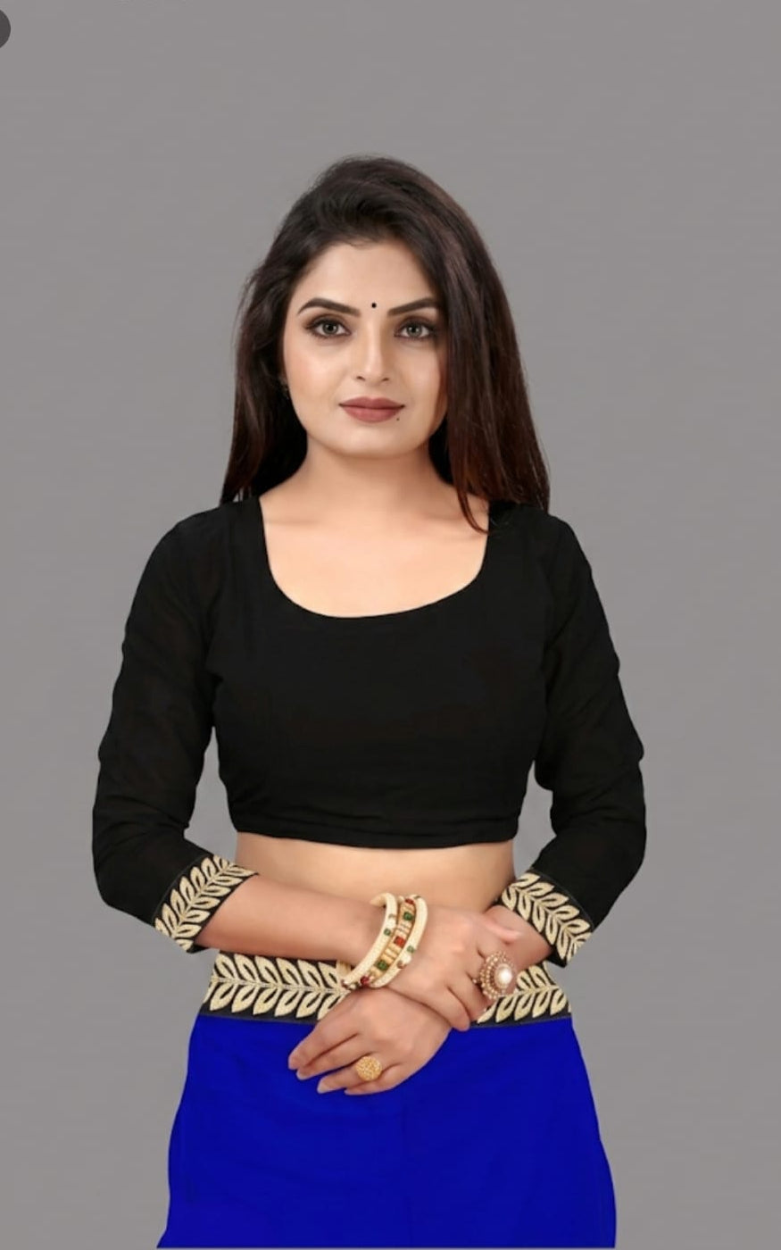 ladies plain regular wear saree