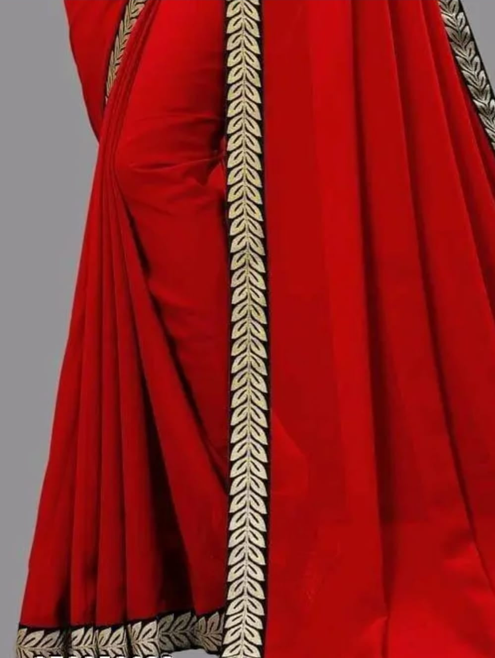 ladies plain regular wear saree
