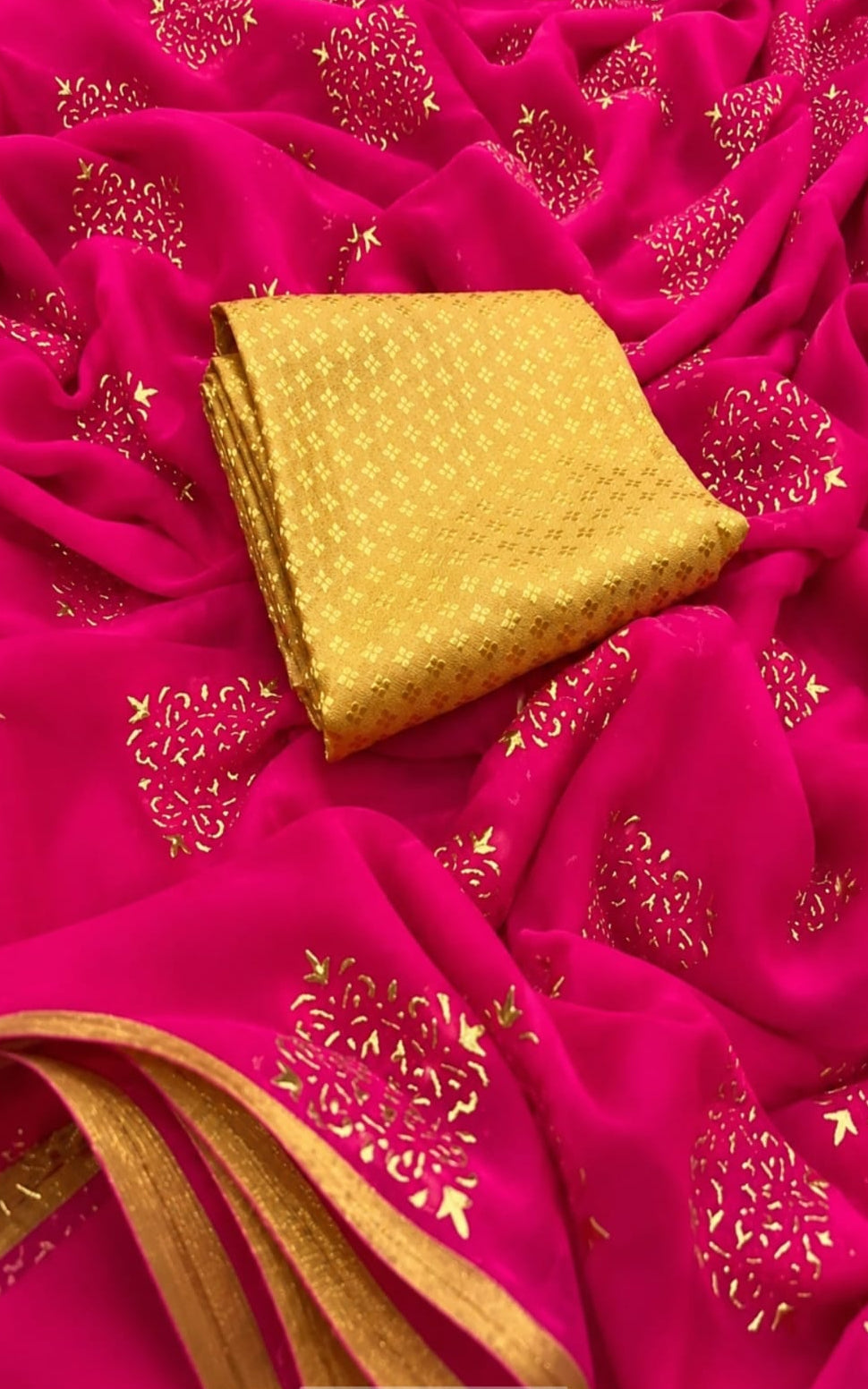 ladies georgette saree