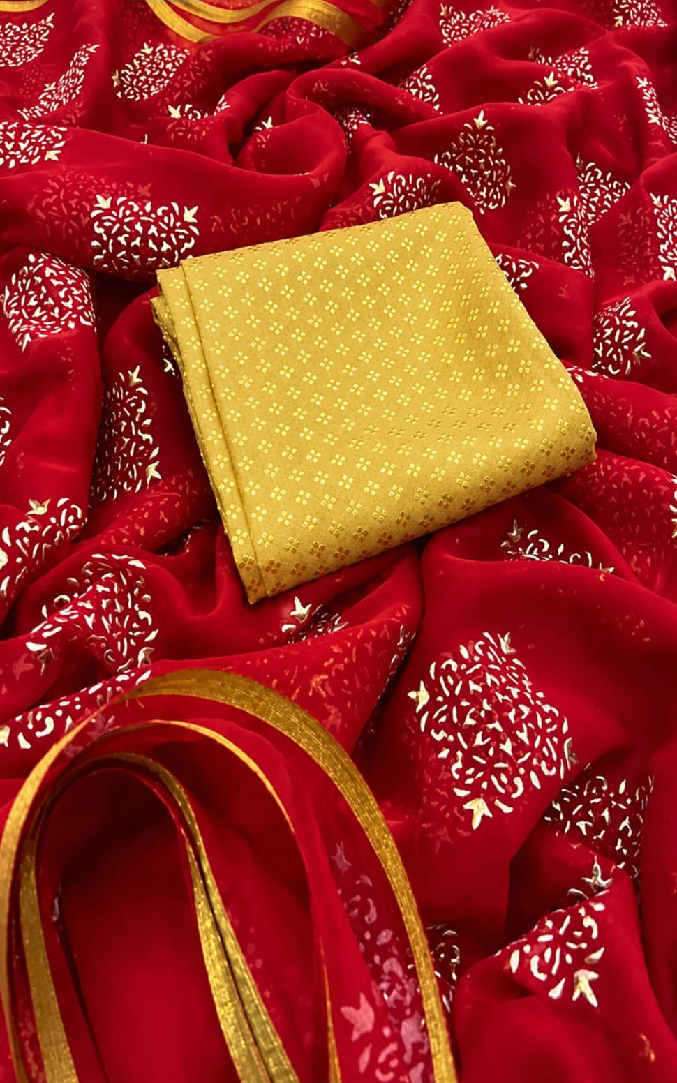 ladies georgette saree