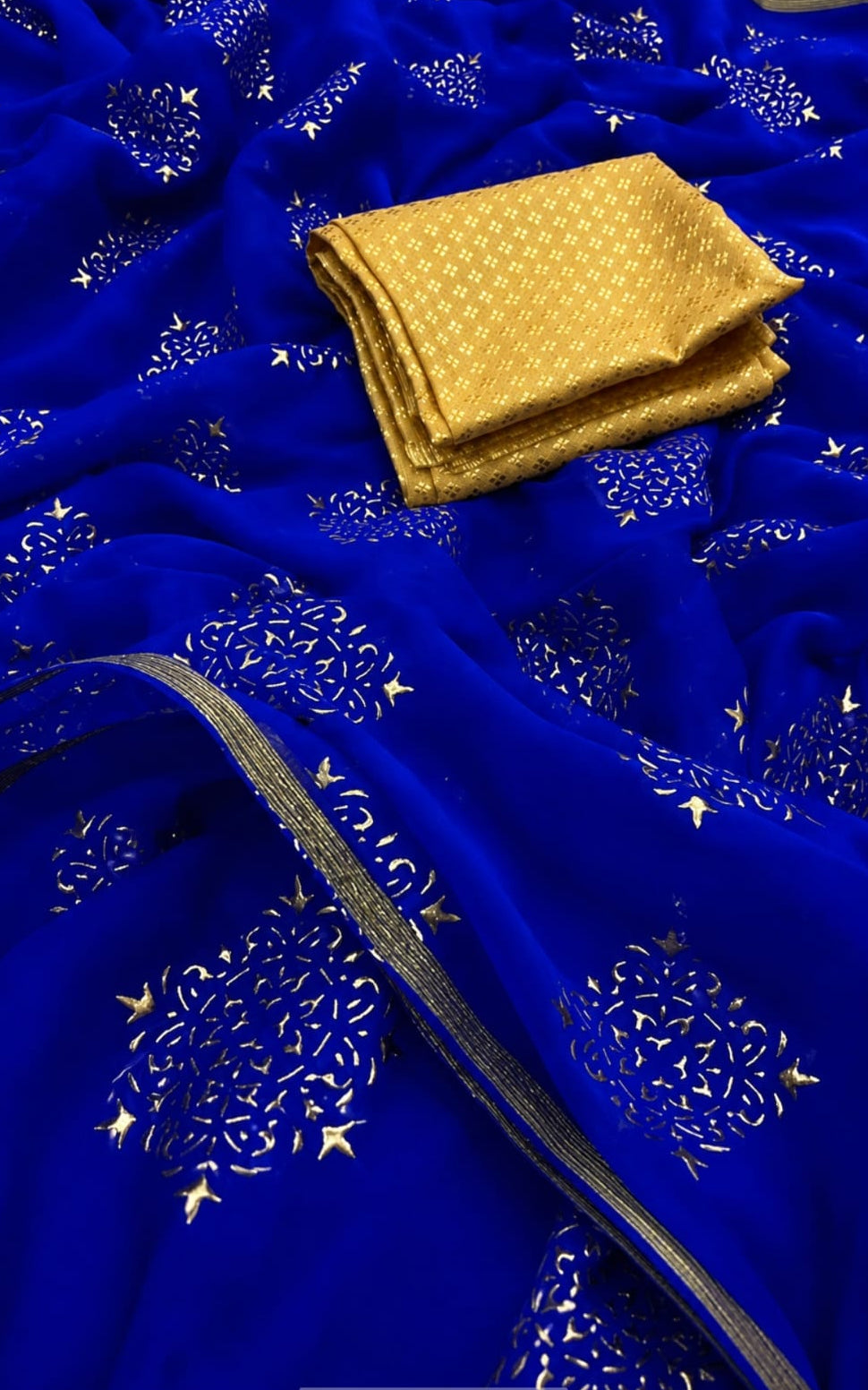 ladies georgette saree