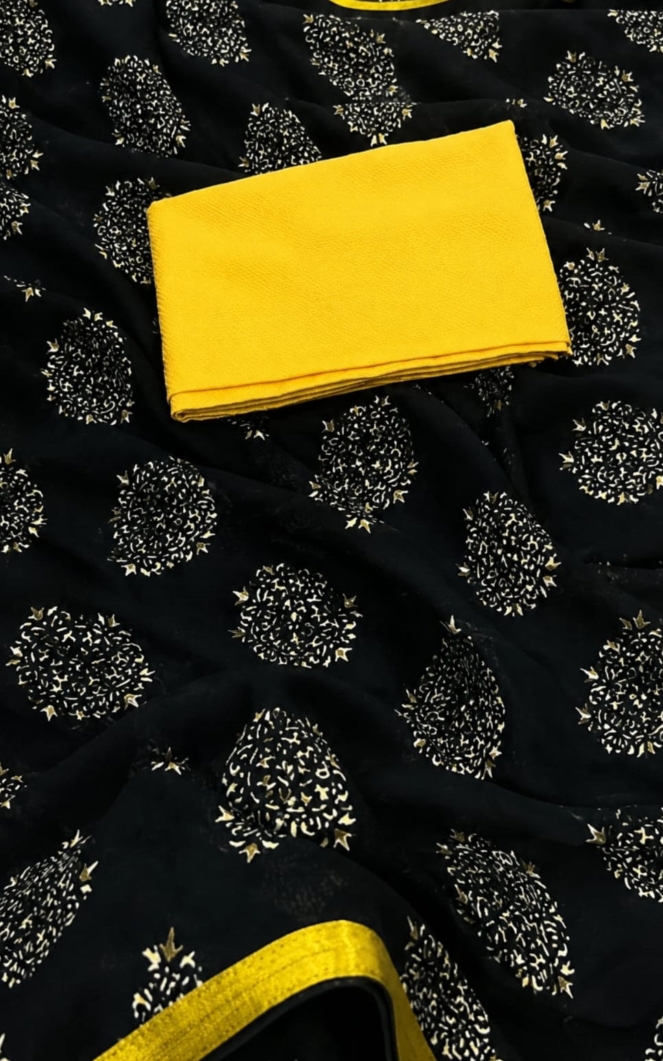ladies georgette saree