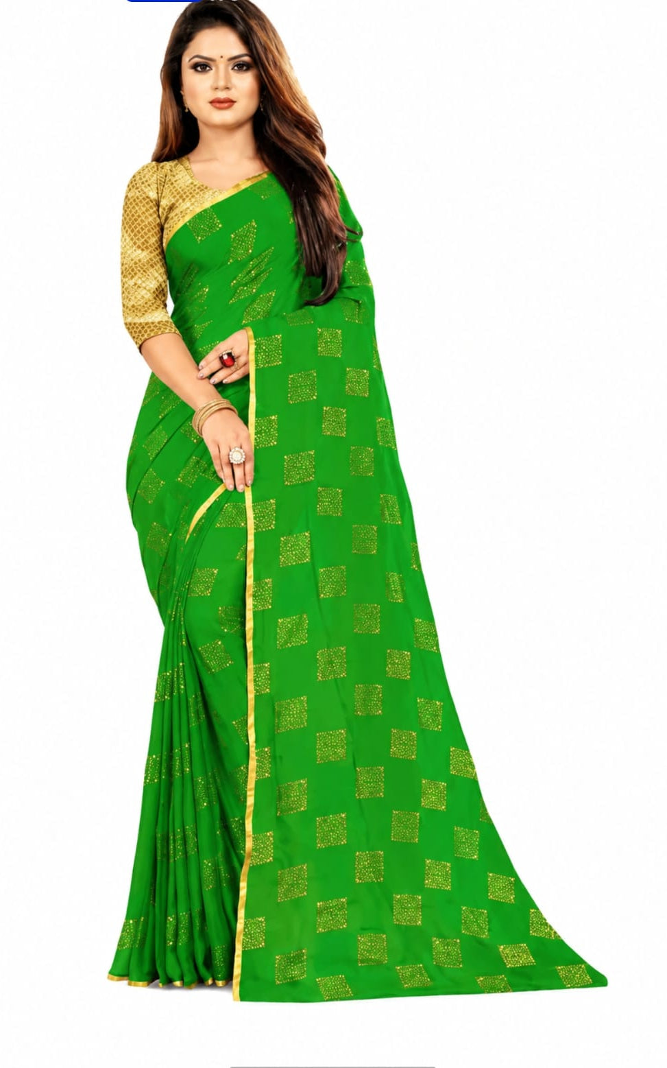 ladies georgette saree