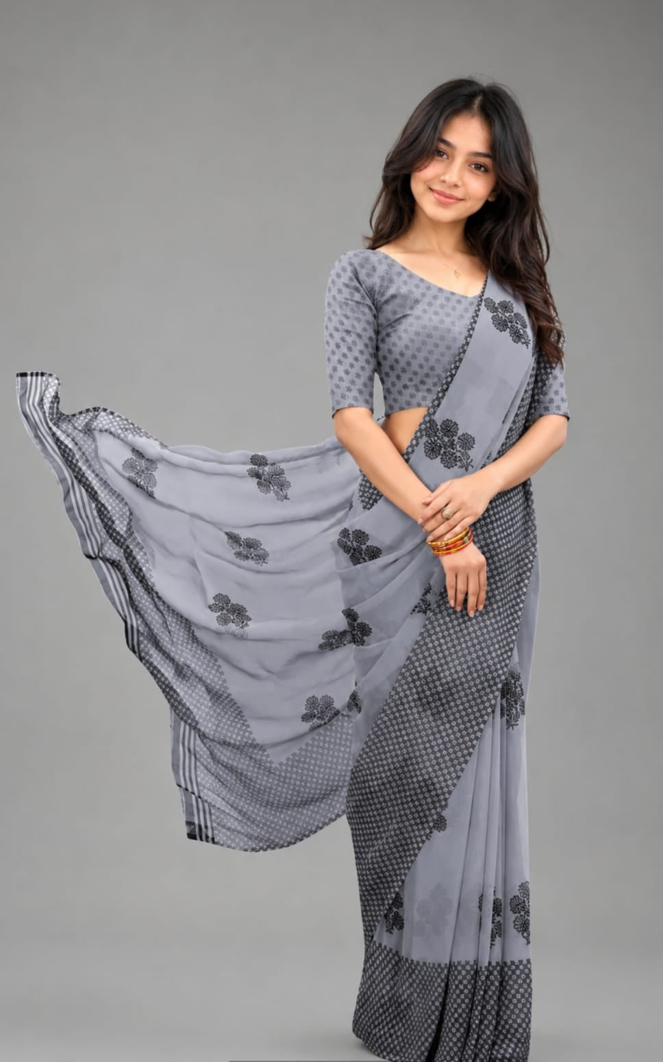 begumpuri ladies georgette saree