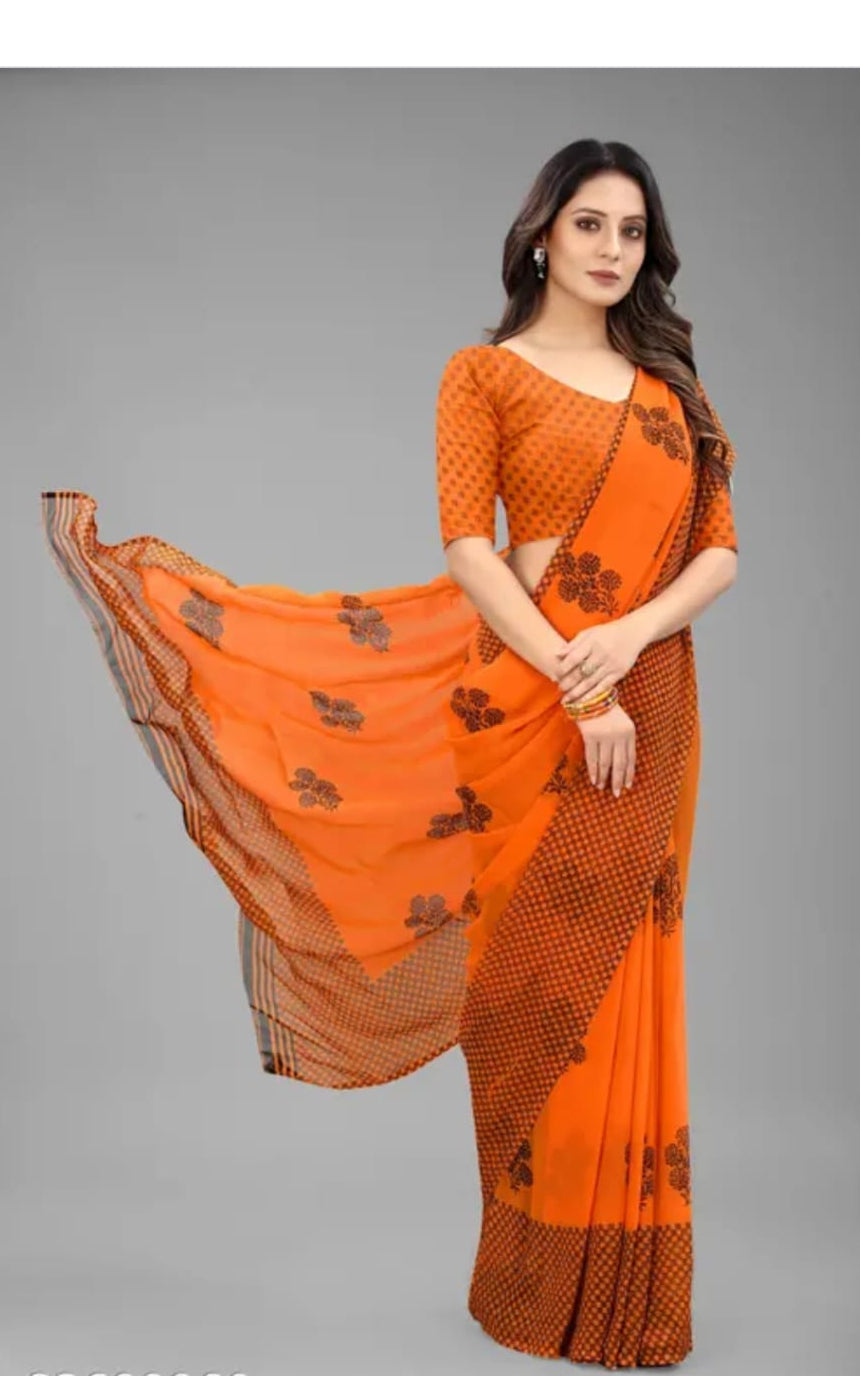 begumpuri ladies georgette saree