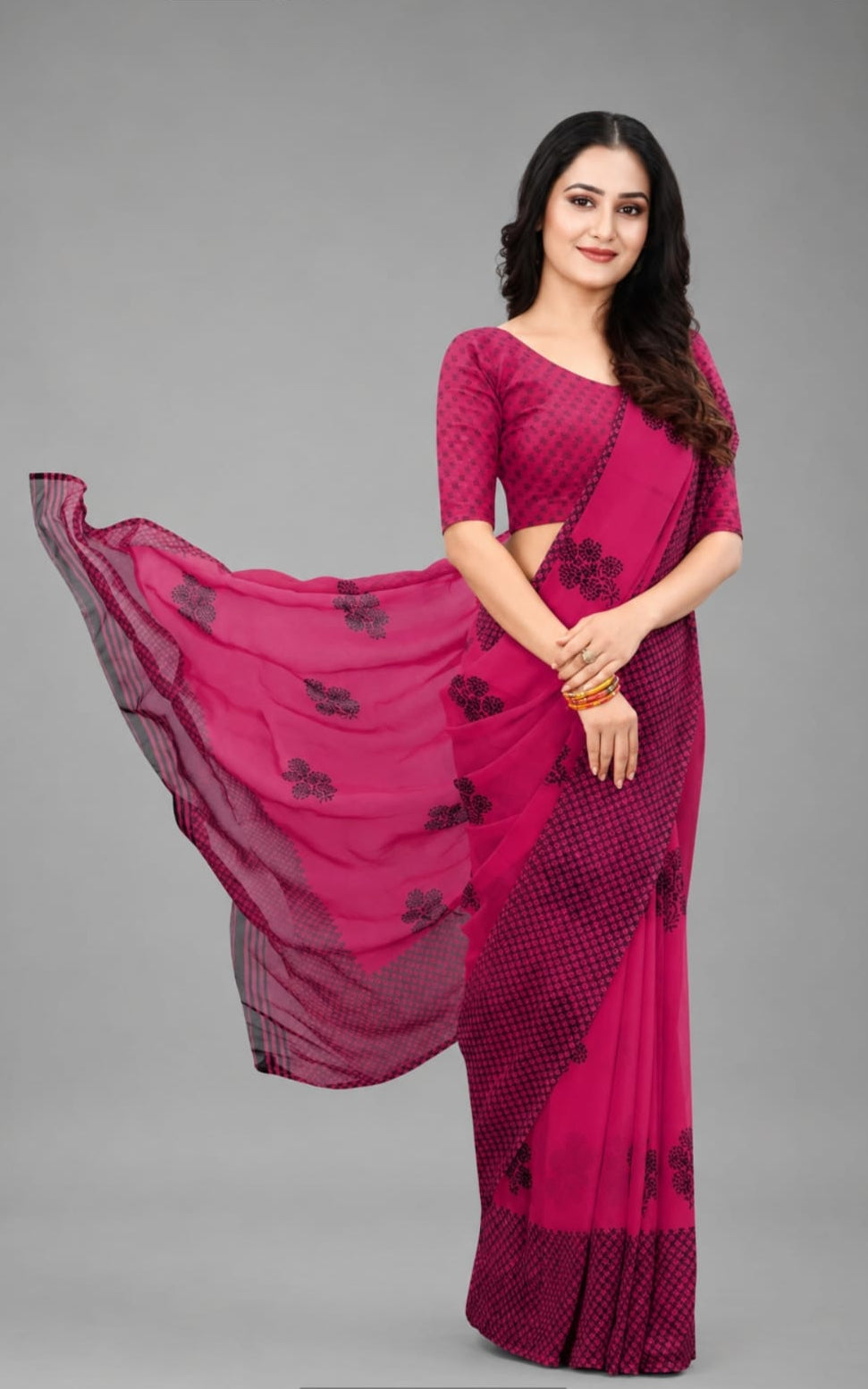 begumpuri ladies georgette saree