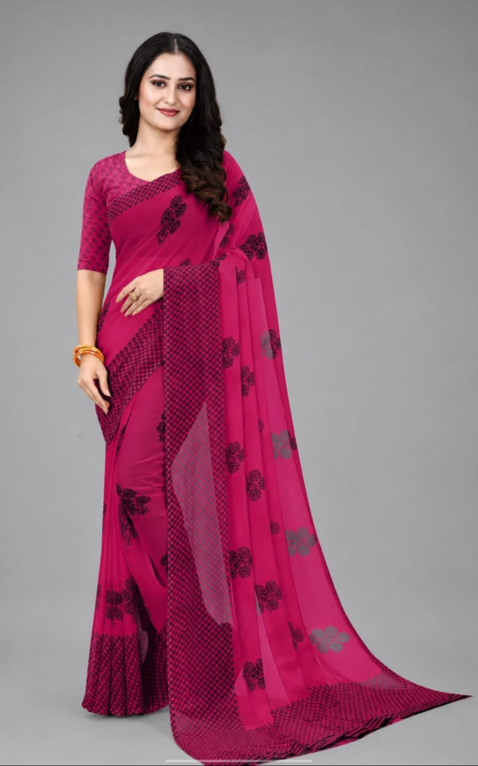 begumpuri ladies georgette saree