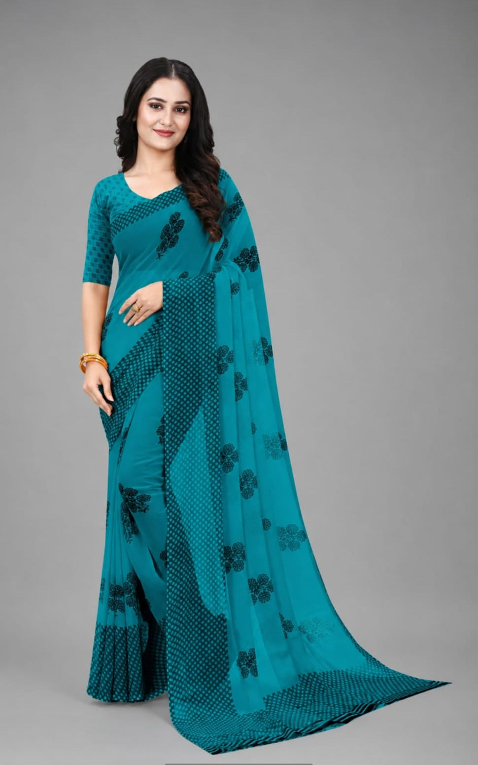 begumpuri ladies georgette saree