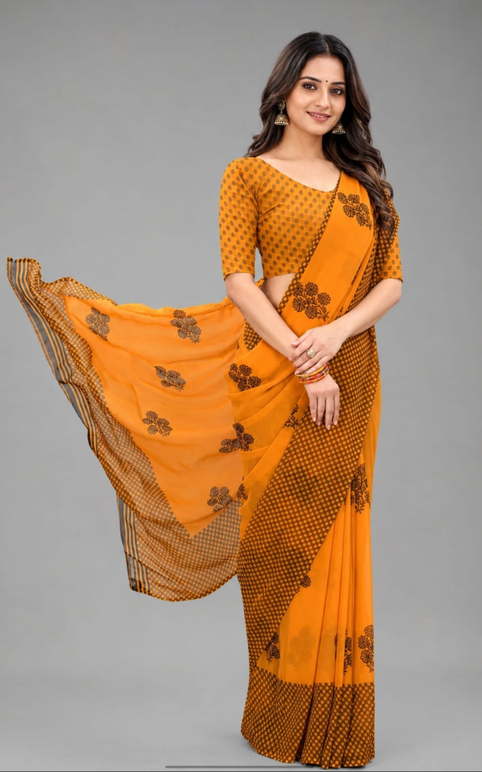 begumpuri ladies georgette saree