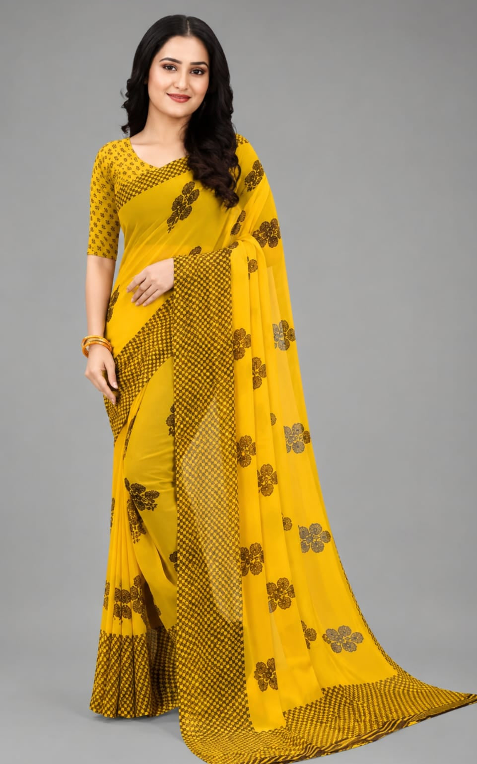 begumpuri ladies georgette saree