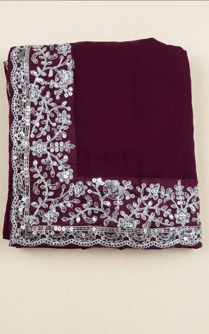 beautiful georgette saree