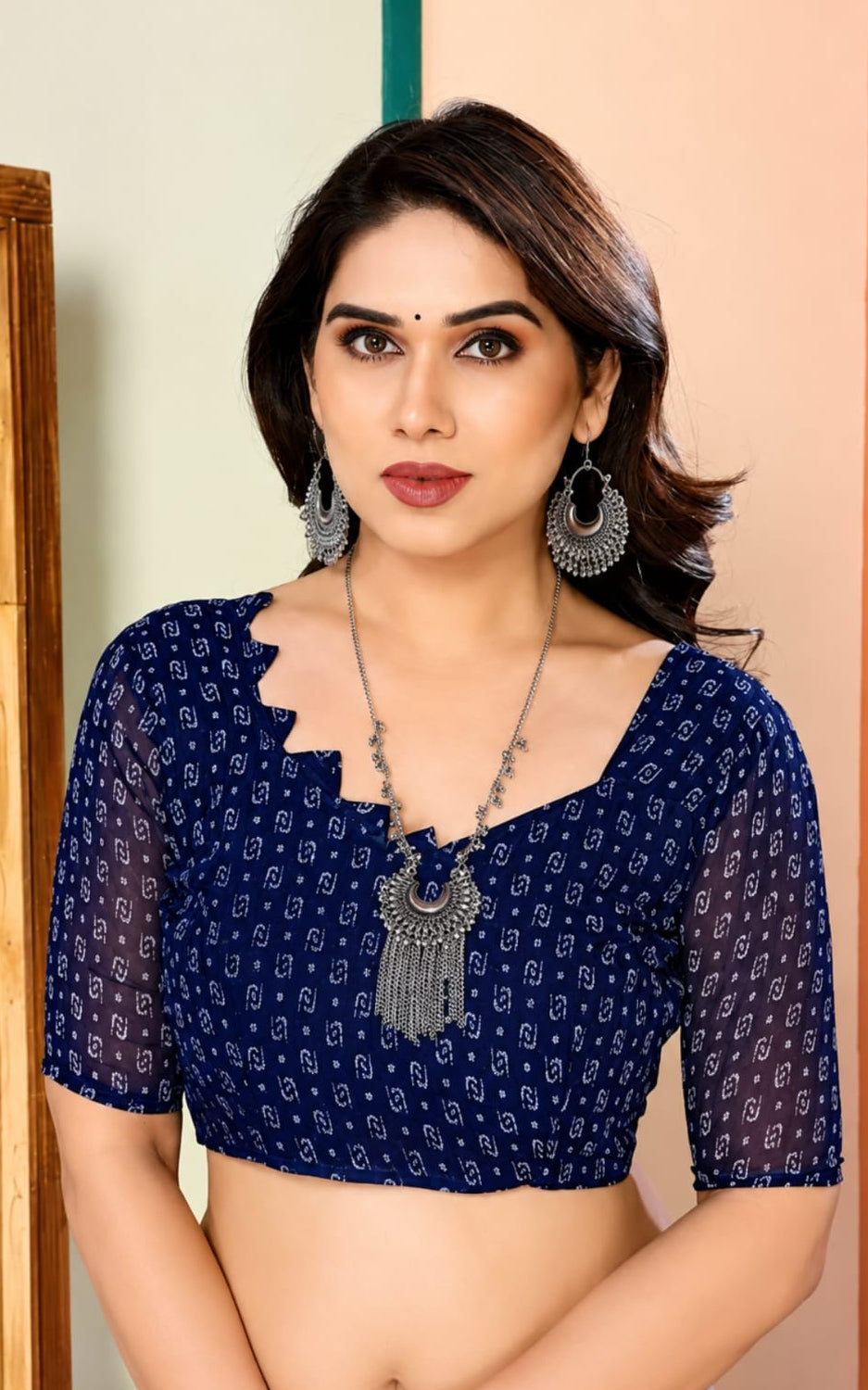 flora printed georgette saree