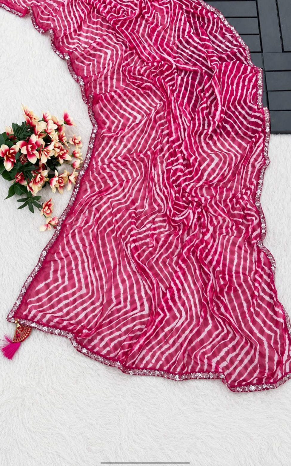 new pattern georgette saree