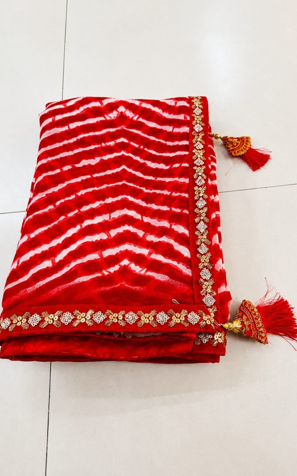 new pattern georgette saree