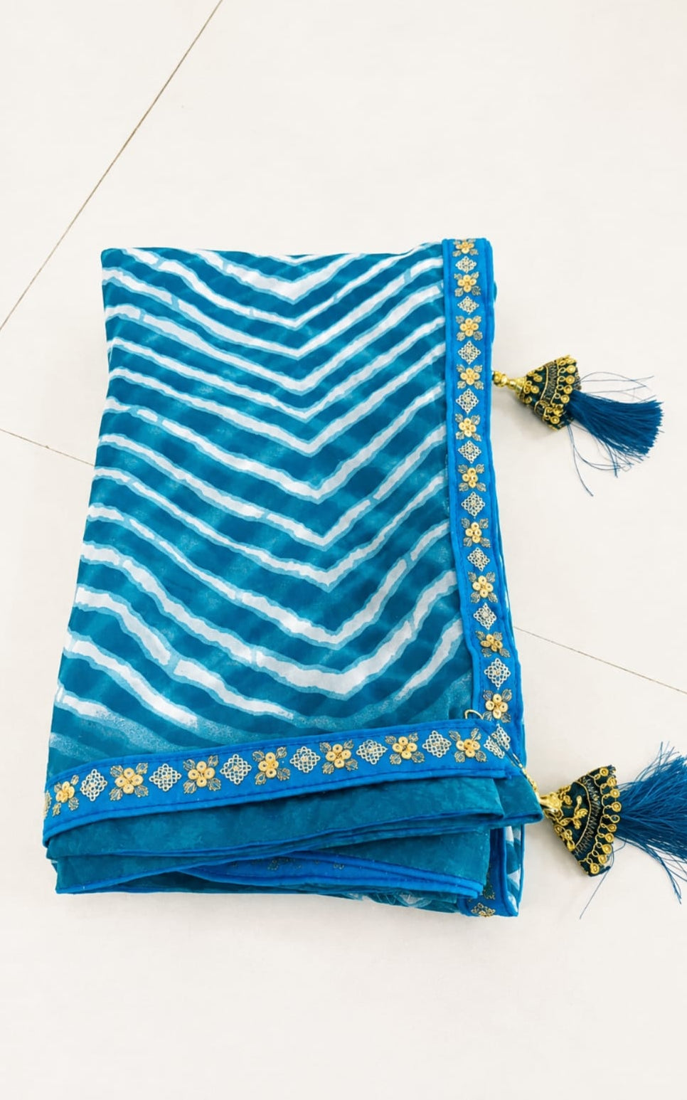 new pattern georgette saree