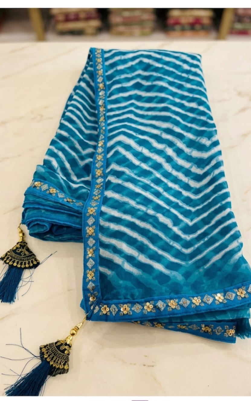 new pattern georgette saree