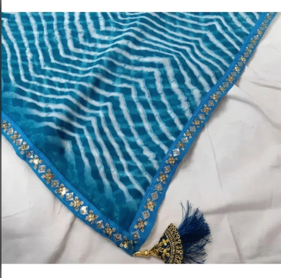 new pattern georgette saree