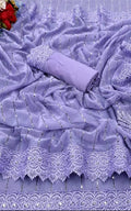 minor worked saree with running blouse