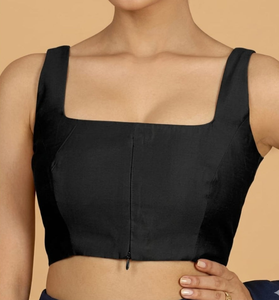 new georgette saree with running blouse