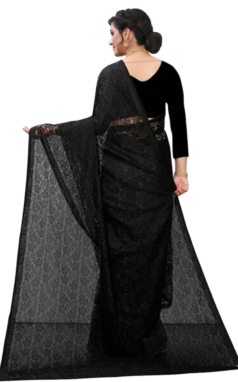 new brasso type saree with running blouse