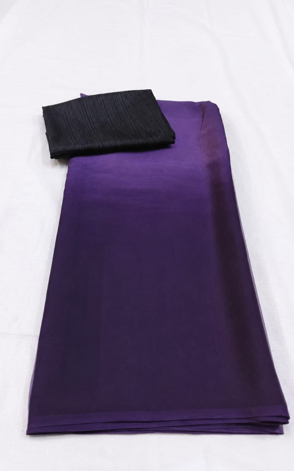 best purple ladies saree with blouse