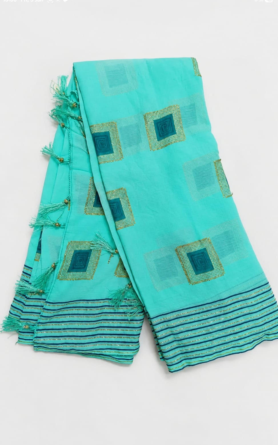 best chiffon saree with seprated blouse peice